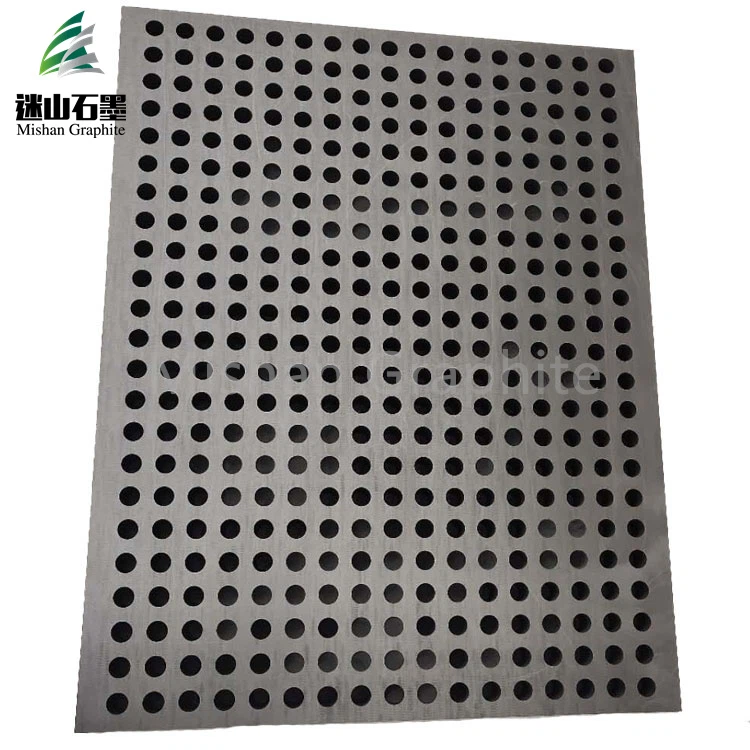 Grafietplaat met gaten